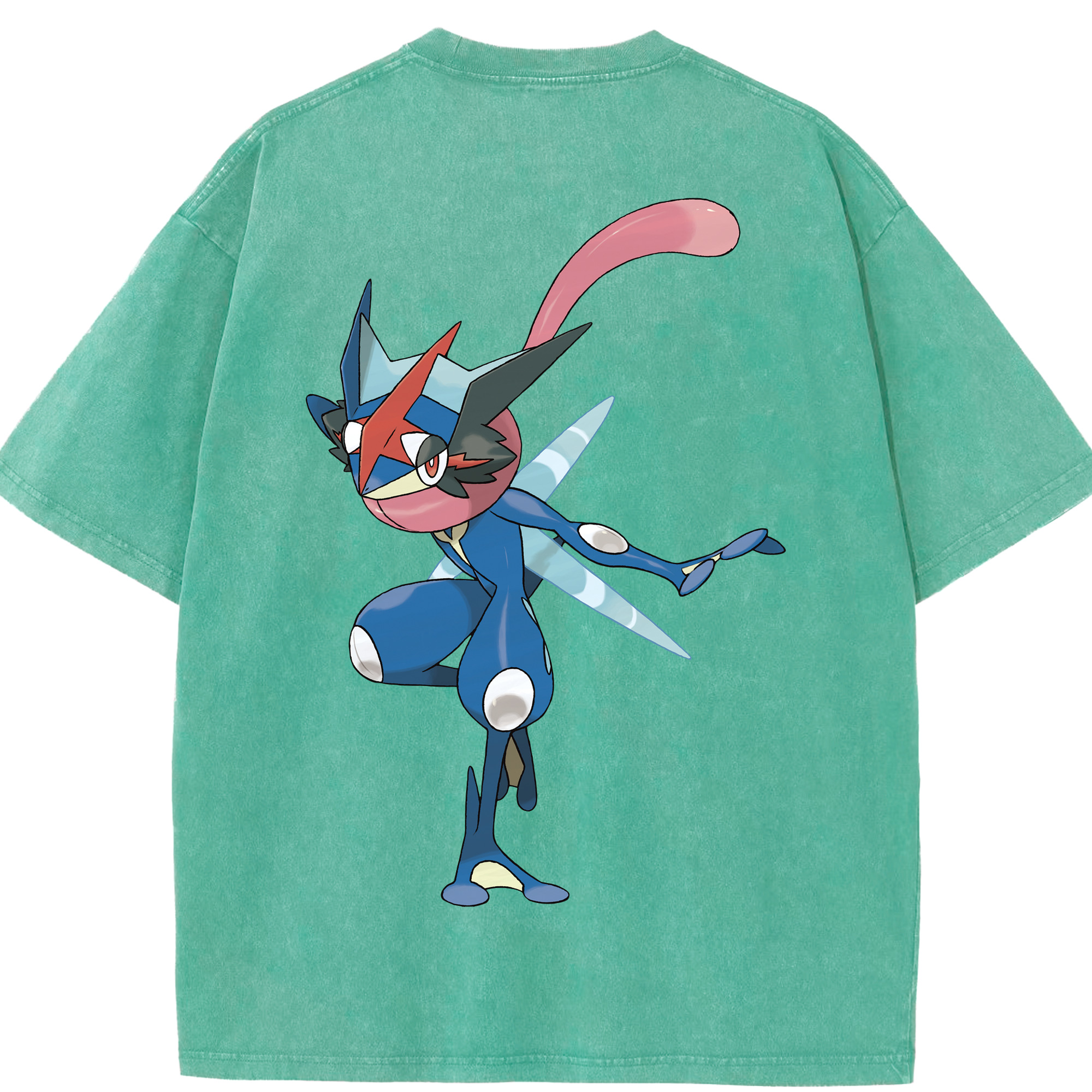 （画像用） ポケットモンスター Pokémon 綿100% ヴィンテージ風 半袖Tシャツ（背面プリント）
